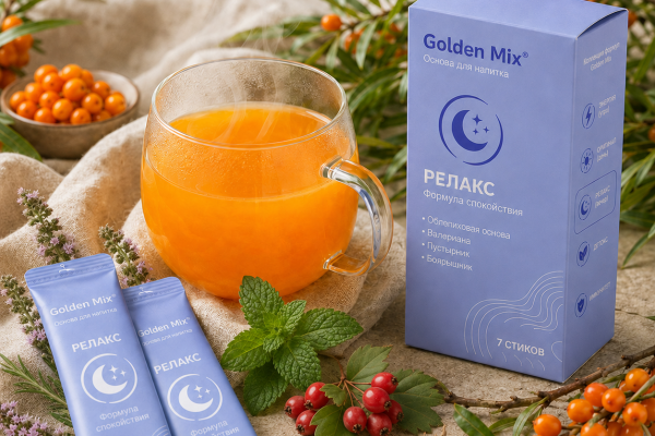 Golden Mix Релакс тёплый напиток для спокойной вечерней паузы
